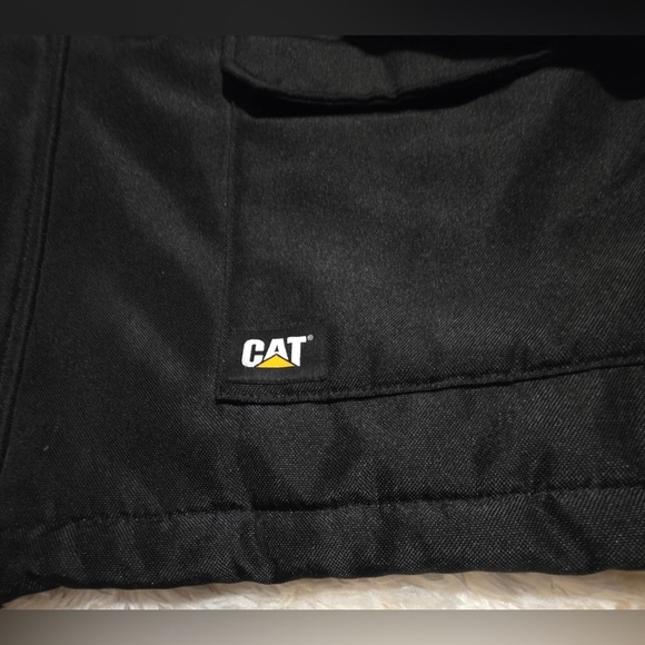 CAT Caterpillar Men’s Size 2XL Bedrock Winter Black Jacket EUC - Picture 11 of 12